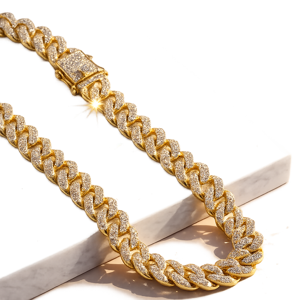 NOORÉ Gold Plated Curb Link Necklace Chain