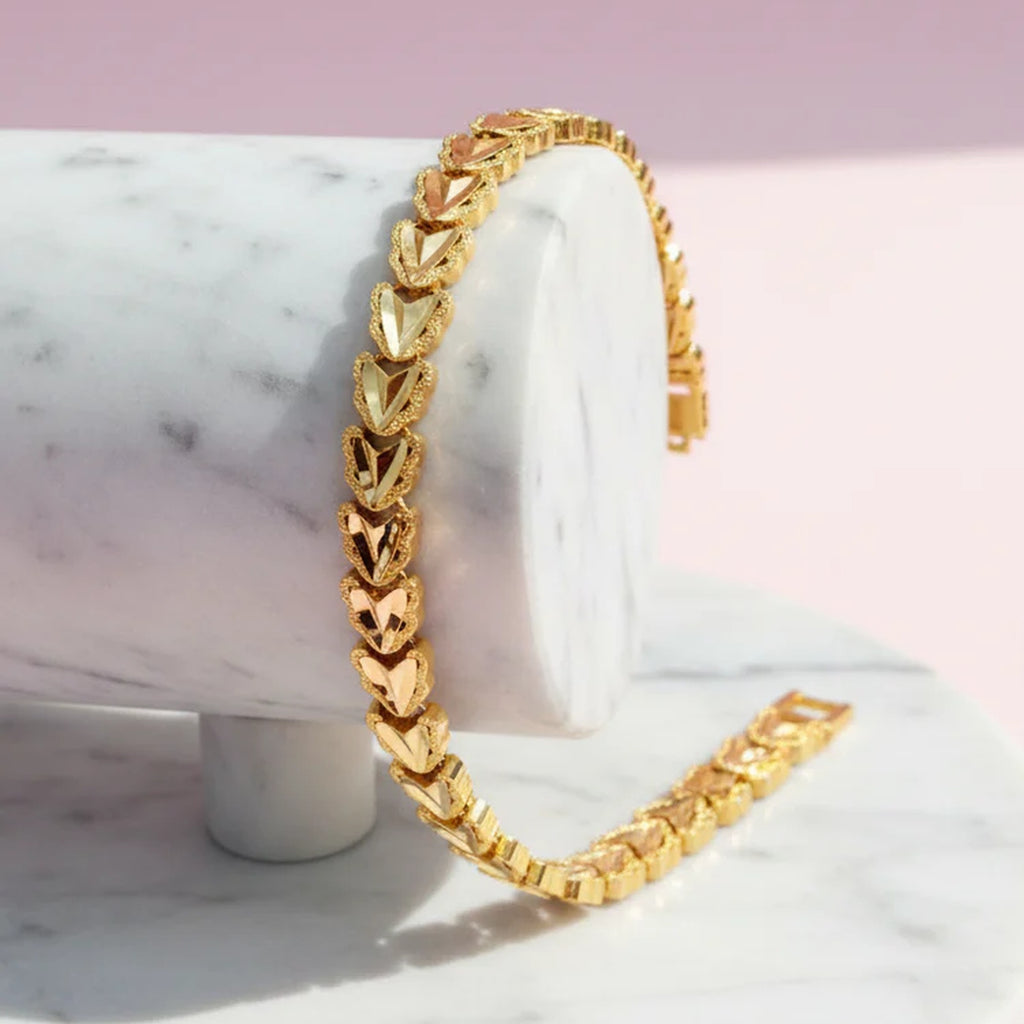 NOORÉ Waterproof 24k Gold Plated Hypoallergenic Butterfly Link Bracelet