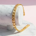 NOORÉ Waterproof 24k Gold Plated Hypoallergenic Butterfly Link Bracelet